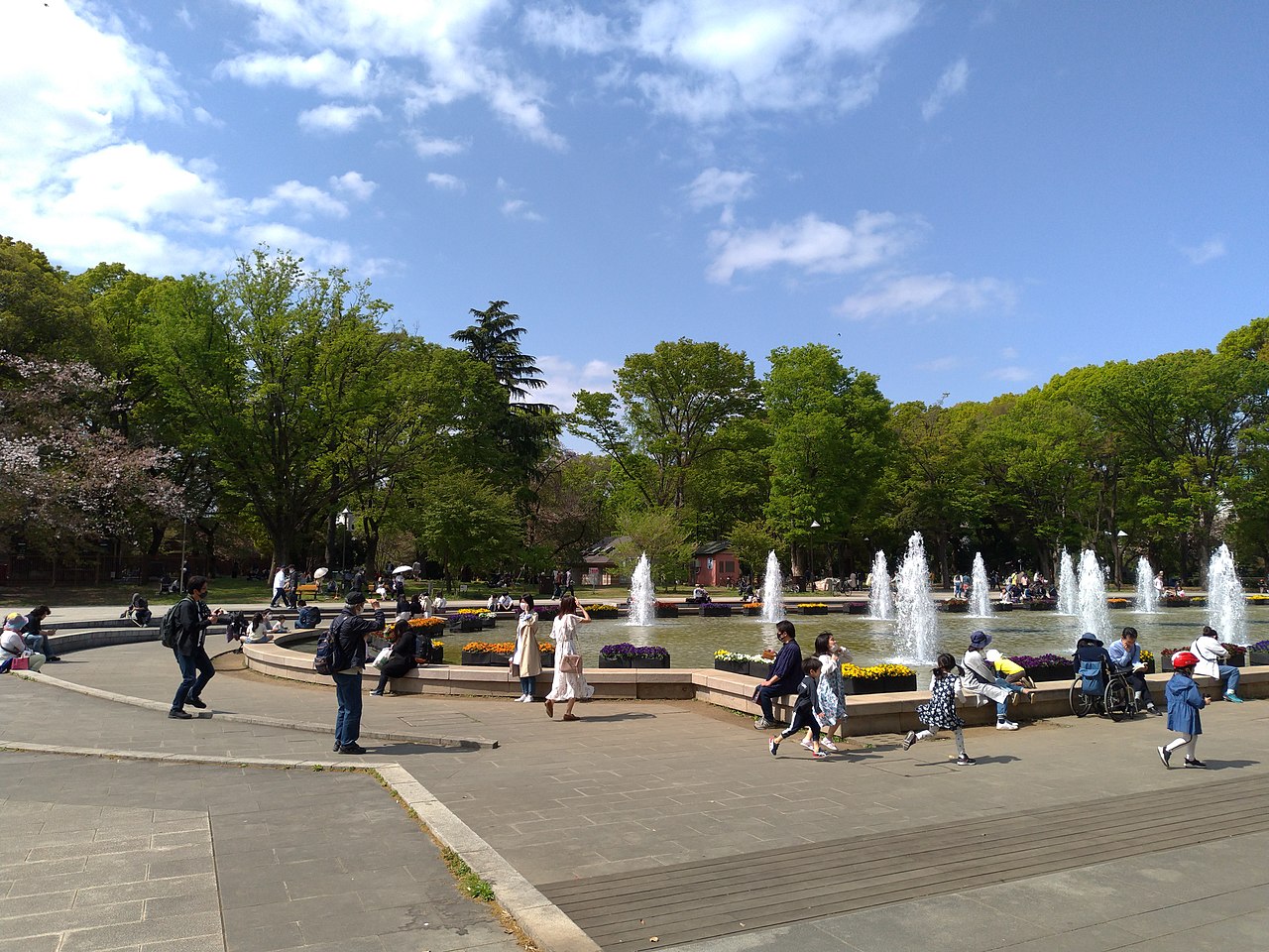 Ueno Park fountain